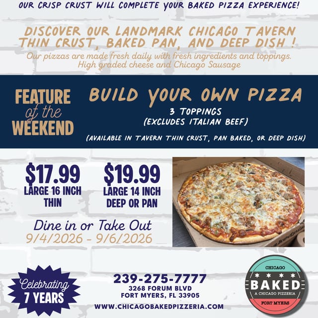 BUILD YOUR OWN PIZZA.