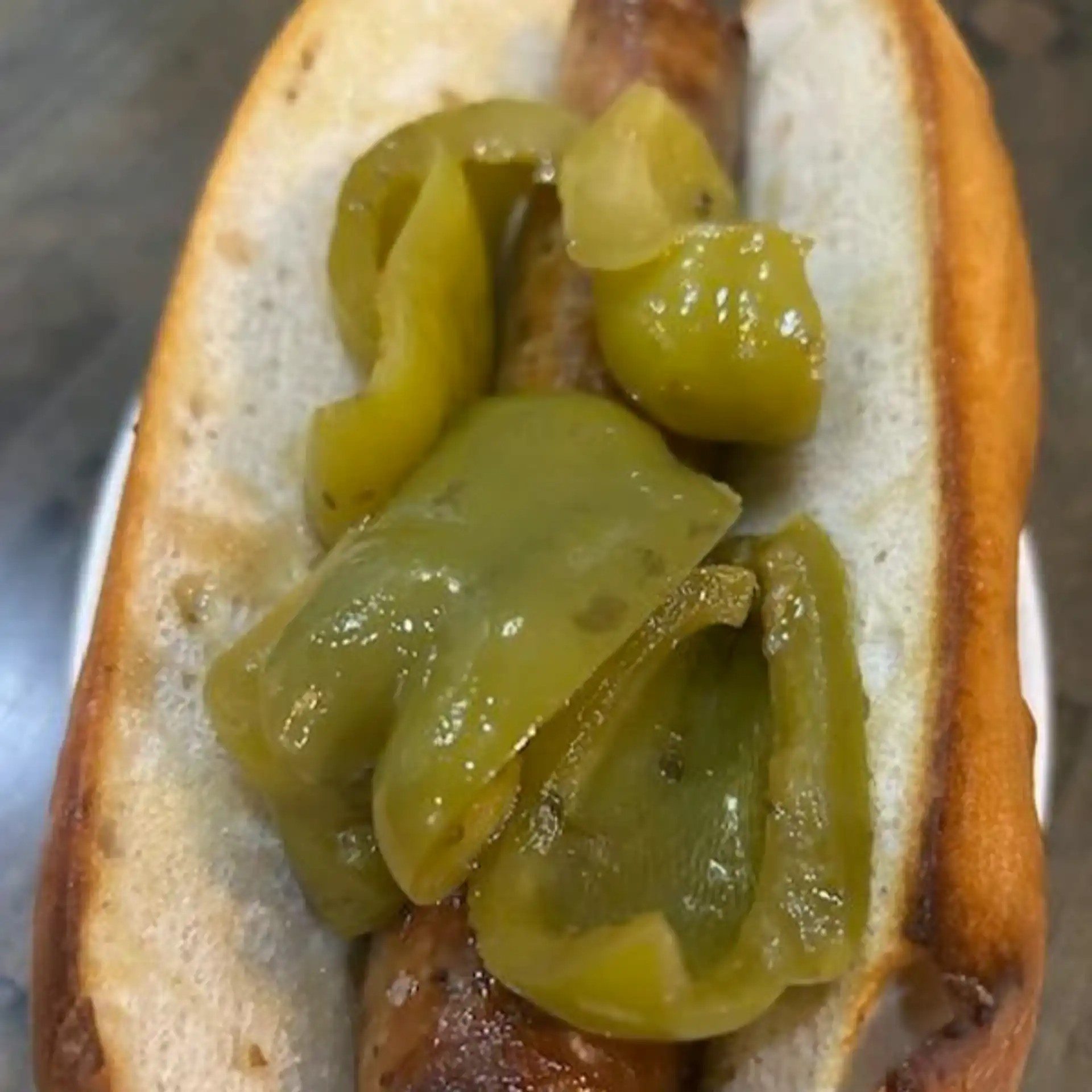 Italian Sausage Sandwich.