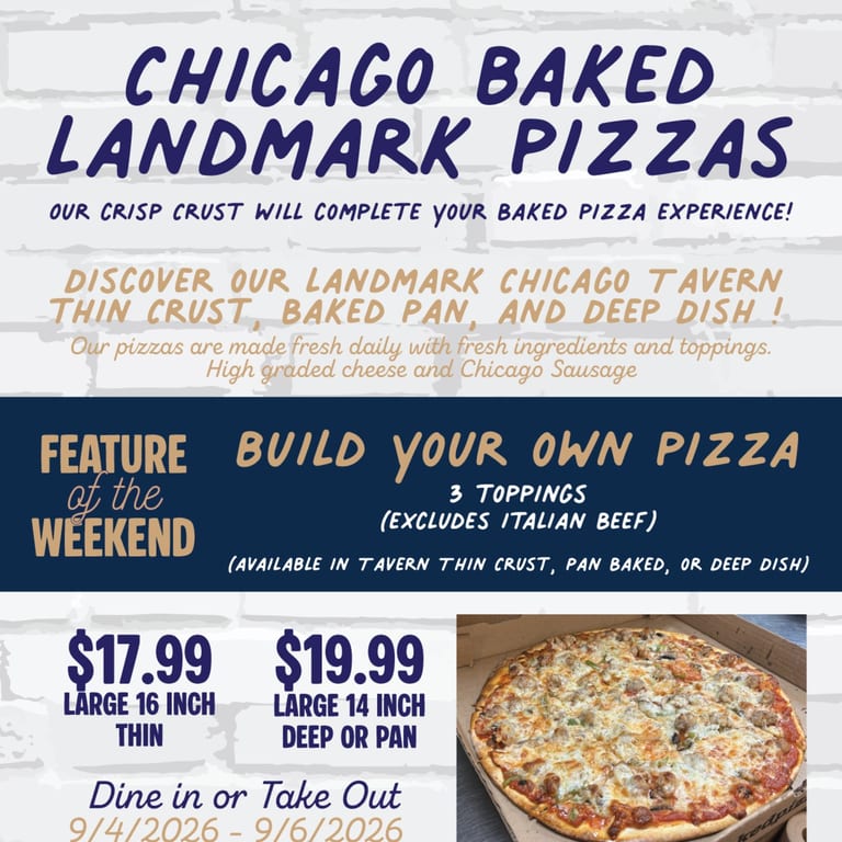 🍕 Feature of the Weekend: Build Your Own Pizza