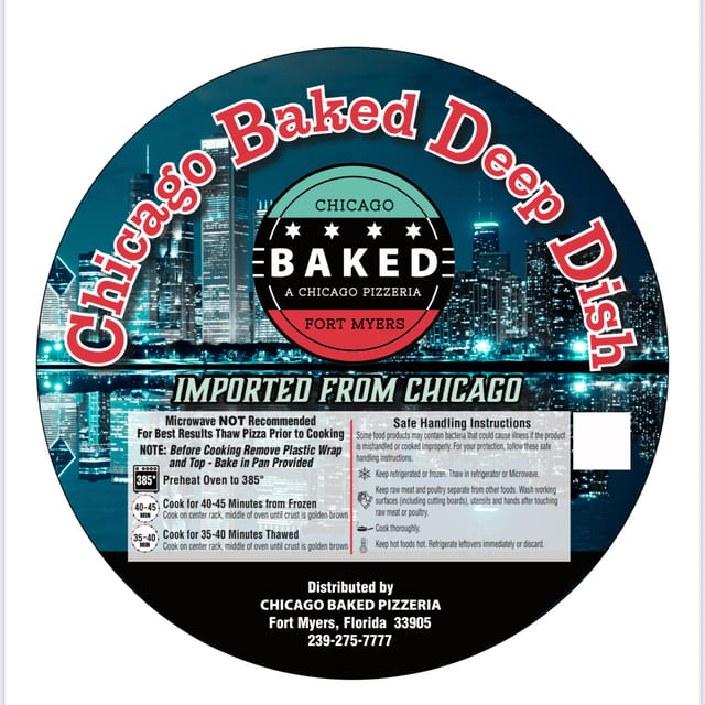 Frozen Deep Dish Sausage Pizza 10".