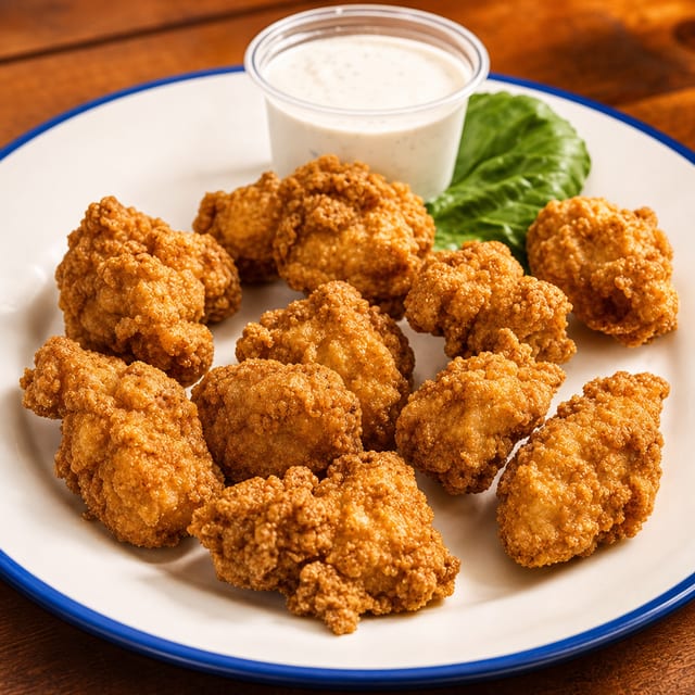 Boneless Wings 6 Pieces.