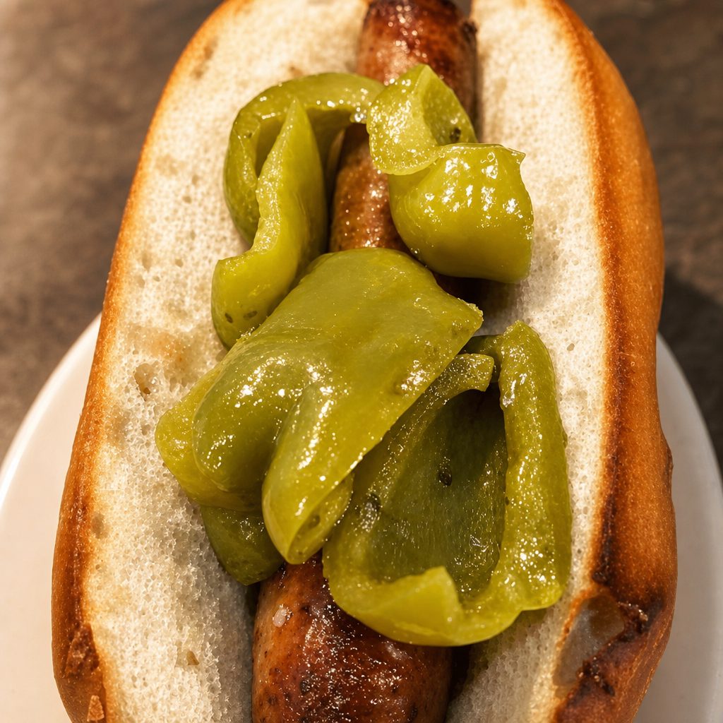 Italian Sausage Sandwich.